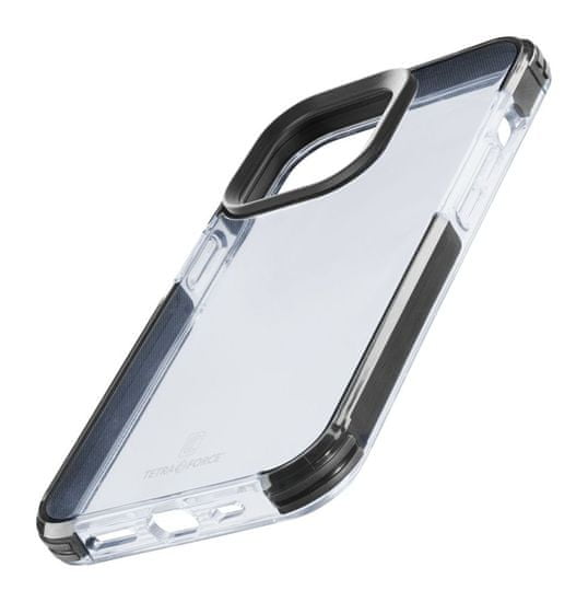 CellularLine Tetra Force Shock-Twist maskica za Apple iPhone 15 Pro, 2 razine zaštite, prozirna (TETRACIPH14MAXT)