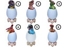Verkgroup LED RGB dječje noćno lagano jaje Tyrannosaur Dinosaur