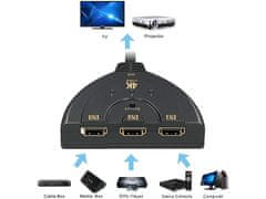 Verkgroup Adapter HDMI splitter razdelilec 3 kanali 4K 50cm