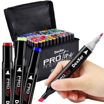 Kruzzel XXL 80 dijelni set dvostranih markera i flomastera