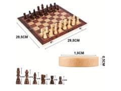 Verkgroup 3 u 1 drvene table i dame 30x30cm drveni komadi