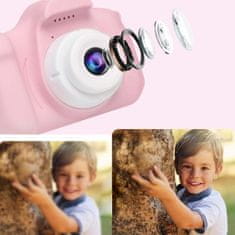 Dexxer Dječji digitalni fotoaparat LCD SD 450Mah USB moder