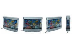 aptel Rotirajući LED ukrasni akvarij s plutajućom ribom 30cm