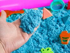 Kruzzel Postavite kreativni kinetički pijesak 2kg + sandbox i modeli