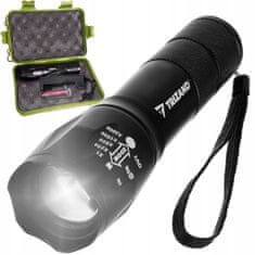 Malatec Alu. Cord lampica Cree LED T6 USB 300m crna