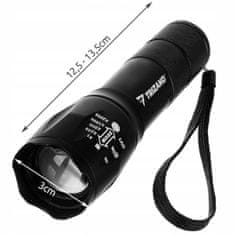Malatec Alu. Cord lampica Cree LED T6 USB 300m crna