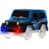 Električni automobil 45 mm LED plava