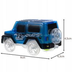 Kruzzel Električni automobil 45 mm LED plava