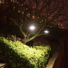 Malatec 2x solarno viseće 80W LED svjetiljke hladno bijelo 3600mAh IP44