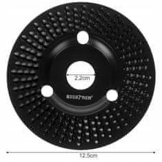 BIGSTREN Rašpica poliranje drva 125 mm nagiba