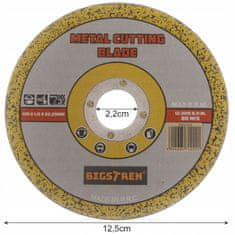 BIGSTREN Postavite 50x 1 mm rezanje metala 125 mm 12,200vt/min