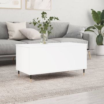 Vidaxl Klub stolić, bijeli 90x44,5x45 cm, materijal na bazi drva