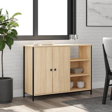 Vidaxl Ormarić, hrast Sonoma, 100x33x75 cm, materijal na bazi drva