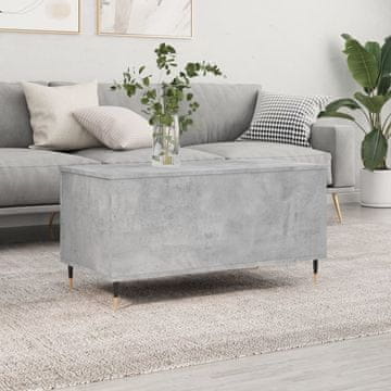 Vidaxl Klub stolić betonsko-sivi 90x44,5x45 cm