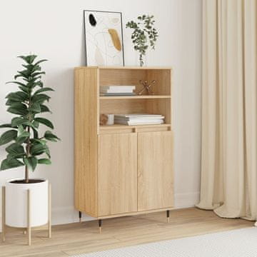 Vidaxl Visoki ormarić Sonoma hrast 60x36x110 cm