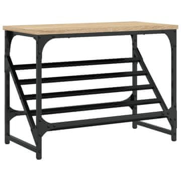 Vidaxl Stalak za cipele boja hrasta 60x30x45 cm konstruirano drvo