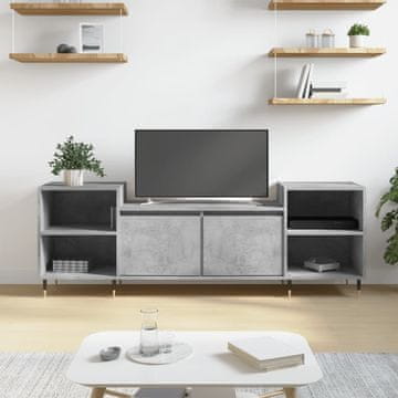 Vidaxl TV ormarić betonsko-sivi 160x35x55 cm