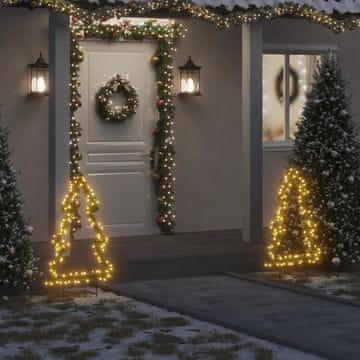 Vidaxl Božićno drvce na klasovima, 115 LED dioda, 90 cm
