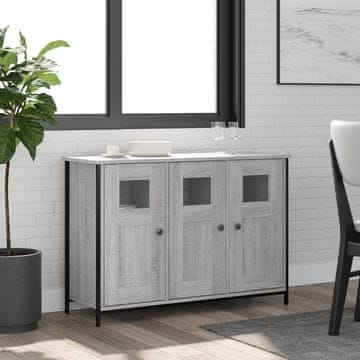Vidaxl Ormarić, sivi hrast sonoma, 100x35x70 cm, materijal na bazi drva
