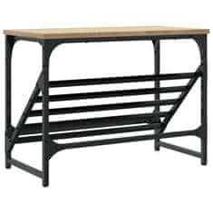 Vidaxl Stalak za cipele boja hrasta 60x30x45 cm konstruirano drvo