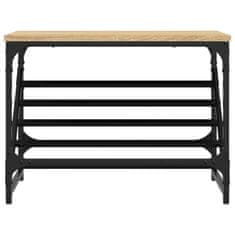 Vidaxl Stalak za cipele boja hrasta 60x30x45 cm konstruirano drvo