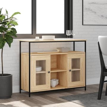 Vidaxl Ormarić, hrast Sonoma, 100x35x80 cm, materijal na bazi drva