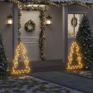 Vidaxl Božićno drvce na klasovima, 115 LED dioda, 90 cm