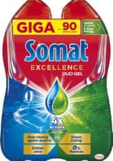 Somat Excellence Duo gel za perilicu posuđa, 2 x 810 ml