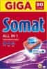 Somat All in 1 tablete za perilicu posuđa, za osušene mrlje, 90/1