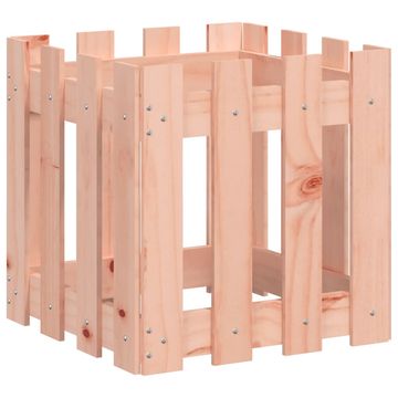 Vidaxl Vrtna sadilica s izgledom ograde 40x40x40 cm masivna duglazije