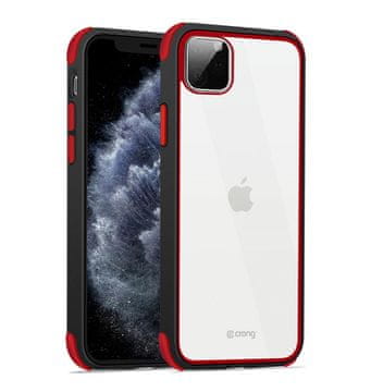 Crong Trace prozirna maska - maska za iPhone 11 Pro (crna/crvena)