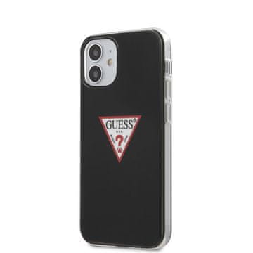 Guess Trokutasti Logo - Futrola za iPhone 12 Mini (Crna)