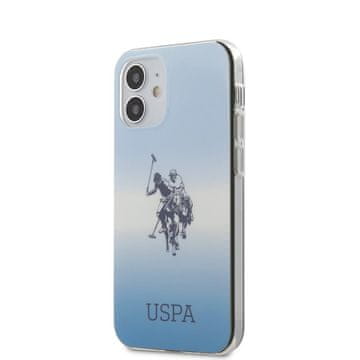 US Polo Assn DH & Logo Gradient - Futrola za iPhone 12 Mini (plava)