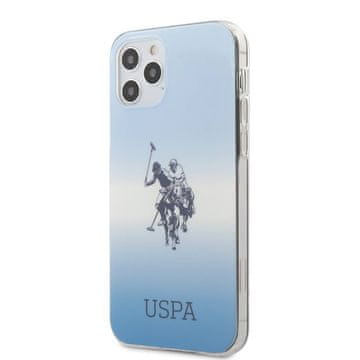 US Polo Assn DH & Logo Gradient - Futrola za iPhone 12 / iPhone 12 Pro (plava)