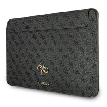 Guess 4G torba za računalo s velikim metalnim logom - 13" torba za prijenosno računalo (crna)