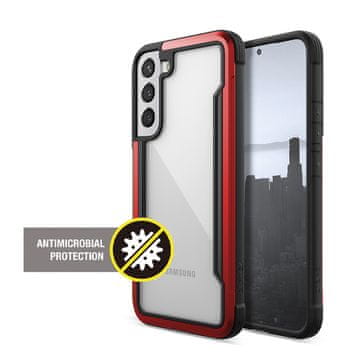 Raptic Shield Pro - maskica za Samsung Galaxy S22+ 5G (antimikrobna zaštita) (crvena)