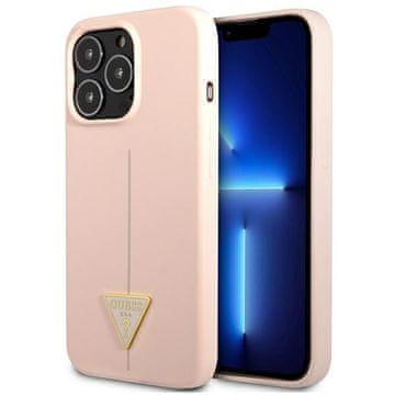Guess Futrola za iPhone 13 Pro / 13 Guess Silicone Triangle, roza