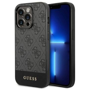 Guess Siva maskica za iPhone 14 Pro Max 4G Stripe