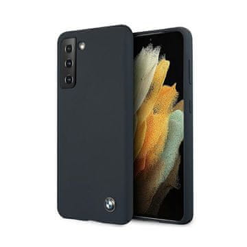 Bmw silikonski potpisni logotip - maskica za Samsung Galaxy S21+ (mornarsko plava)