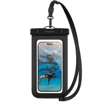 Spigen A601 univerzalna vodootporna maskica - maskica za pametne telefone do 6,9" (crna)
