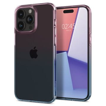 Spigen Liquid Crystal Glitter - Futrola za iPhone 15 Pro (Gradation Pink)