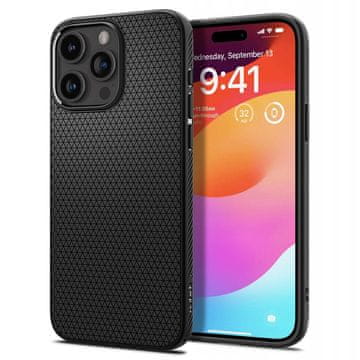 Spigen Liquid Air - Futrola za iPhone 15 Pro (Mat crna)