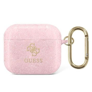 Guess 4G Glitter - Futrola za Airpods 3 (Roza)