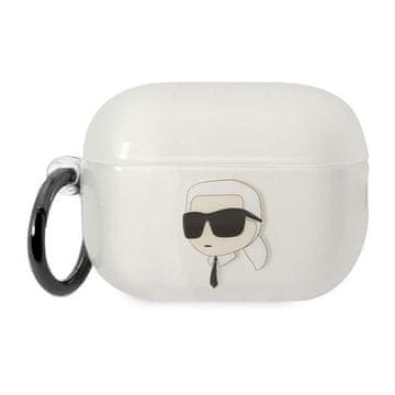 Karl Lagerfeld NFT Ikonik Karl Head - maskica za AirPods Pro 2 (prozirna)