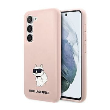 Karl Lagerfeld silikonska NFT Choupette maskica - Samsung Galaxy S23 (roza)
