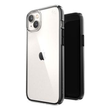 Speck Presidio Perfect-Clear s udarnom geometrijom - maskica za iPhone 15 Plus / 14 Plus s MICROBAN premazom (prozirna / crna)