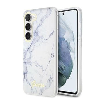 Guess Marble kolekcija - maskica za Samsung Galaxy S23+ (bijela)