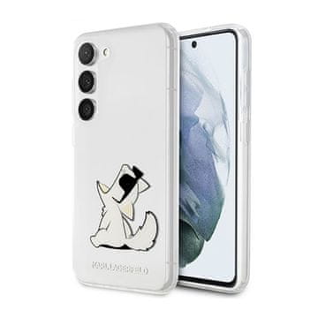 Karl Lagerfeld Choupette Fun - maskica za Samsung Galaxy S23+ (prozirna)