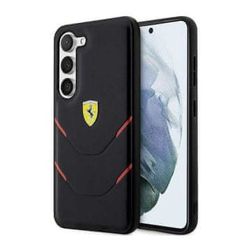 Ferrari Hot Stamp Lines - maskica za Samsung Galaxy S23 (crna)