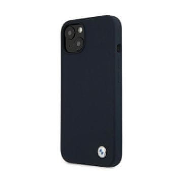 Bmw silikonska maskica s potpisom i logotipom - iPhone 13 mini (tamnoplava)